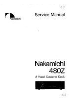 Nakamichi 480-Z-Service-Manual